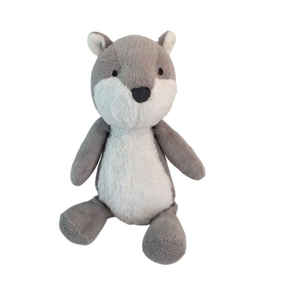 Carters Gray White Squirrel #60140 Plush 8" Stuffed Animal Toy Baby Lovey - Picture 2 of 7